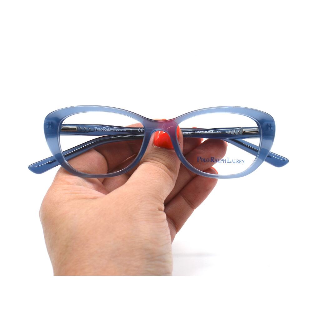 POLO RALPH LAUREN 8530 1668 BLUE AUTHENTIC EYEGLASSES FRAME - Picture 7 of 9